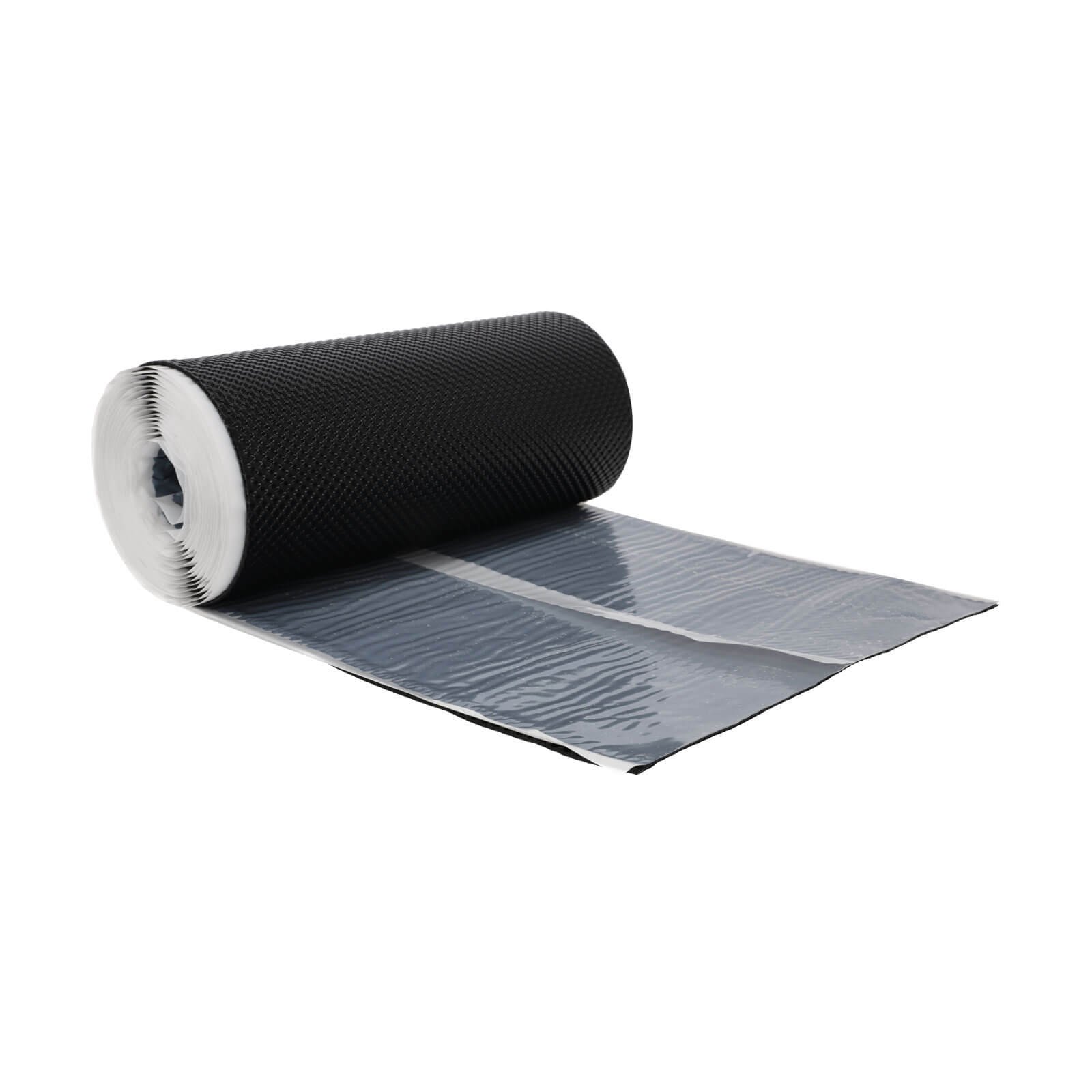 2x Alfa KAWAroll Flex - schwarz - 280 mm x 5 m | Kamin- und Wandanschlussband mit Kalottenprägung | Abdichtung von Bauteilen wie Kaminen, Wänden,