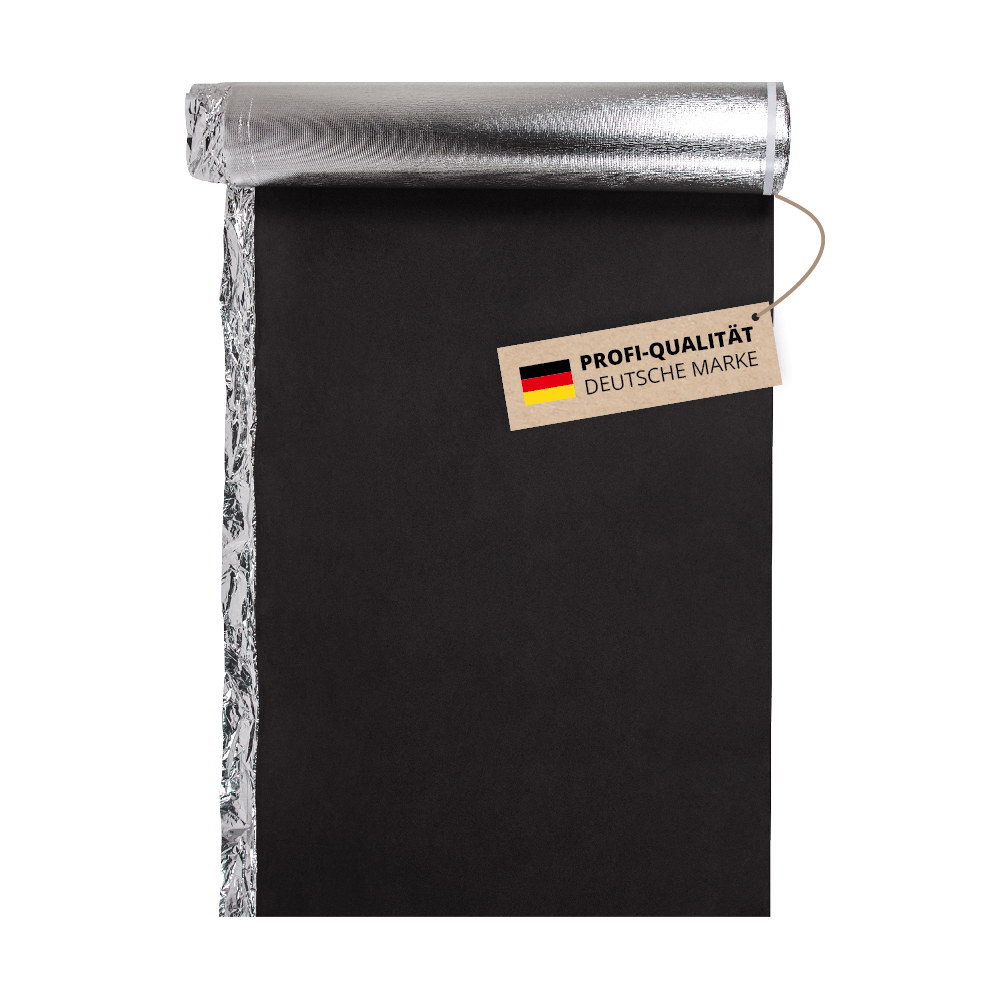 60 m² Alfa EVA-Trittschalldämmung ALU SK Isolierung Dämmung Dämmunterlage Dämmung Fußbodendämmung Schallisolierung Laminat