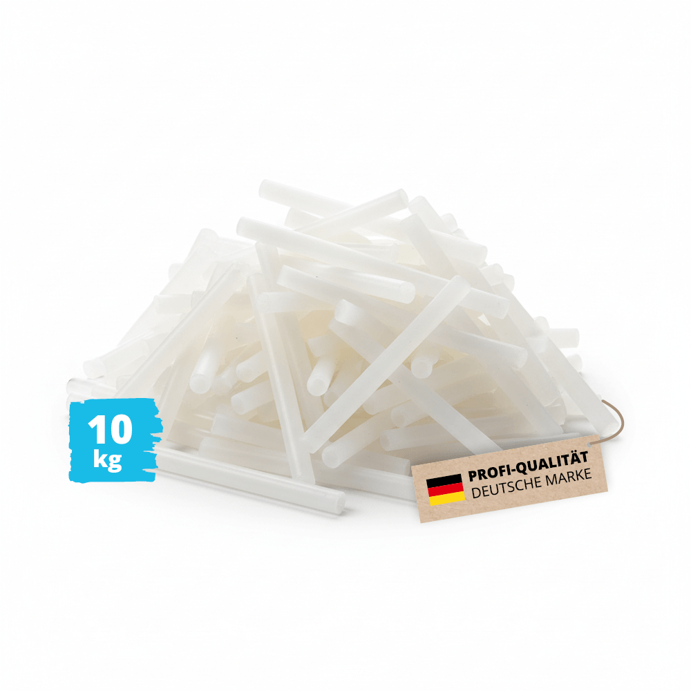 10 kg Alfa Heißklebesticks PREMIUM 18 mm Heissklebestickts Klebesticks Heißkleber Heißklebepistole Universal-Klebesticks