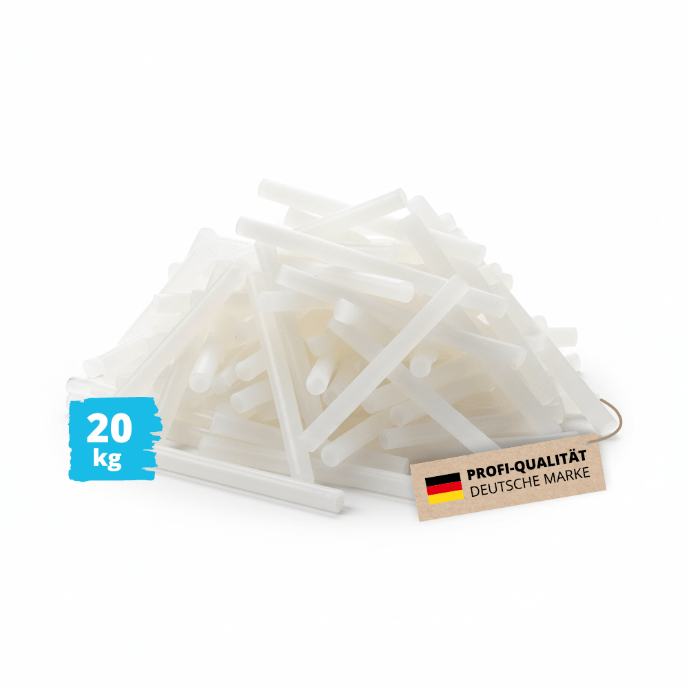 20 kg Alfa Heißklebesticks PREMIUM 11-12 mm Heissklebestickts Klebesticks Heißkleber Heißklebepistole Universal-Klebesticks
