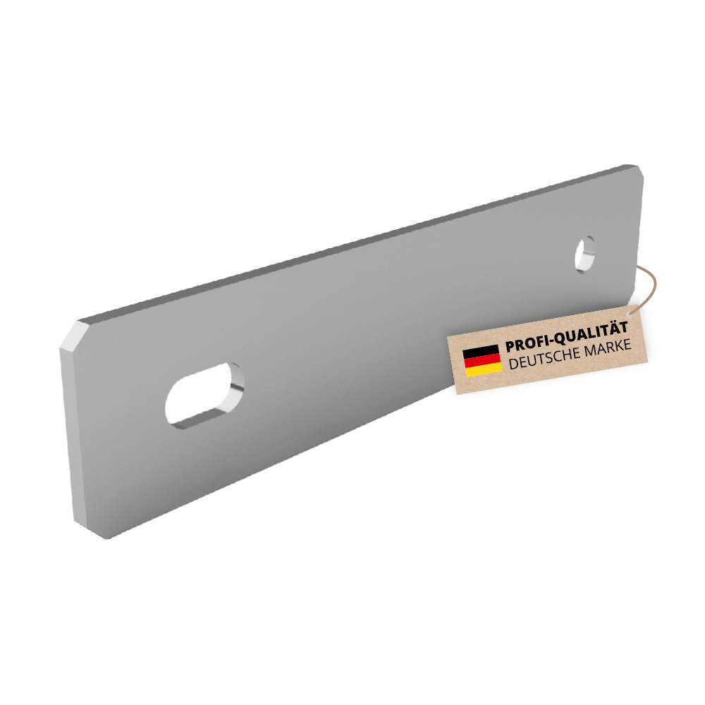 10x Alfa TL Längs-Verbinder Verlängerung Längsverbinder Terrasse bauen Verlängerung Verbinder Holzverbinder Terrassenschiene