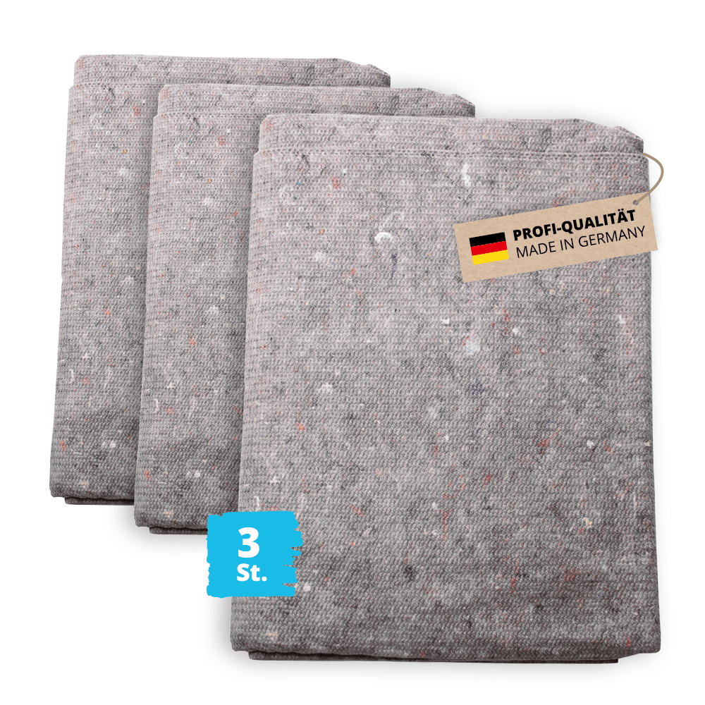 3x Alfa Packdecke UNIVERSAL - Extrem reißfest aus Vliesstoff mit 220 g/m² Möbelpackdecke Umzugsdecke Möbeldecke Universaldecke