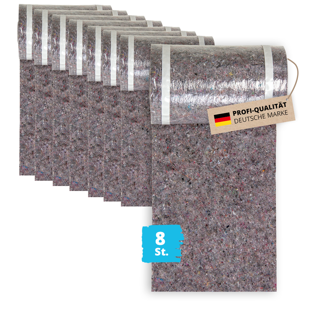 8x Alfa Treppenvlies 330 mm x 25 m Profi-Qualität Malervlies 230 g/m² Abdeckvlies Treppenschutz Abdeckvlies Treppen-Abdeckvlies Treppen Schutz