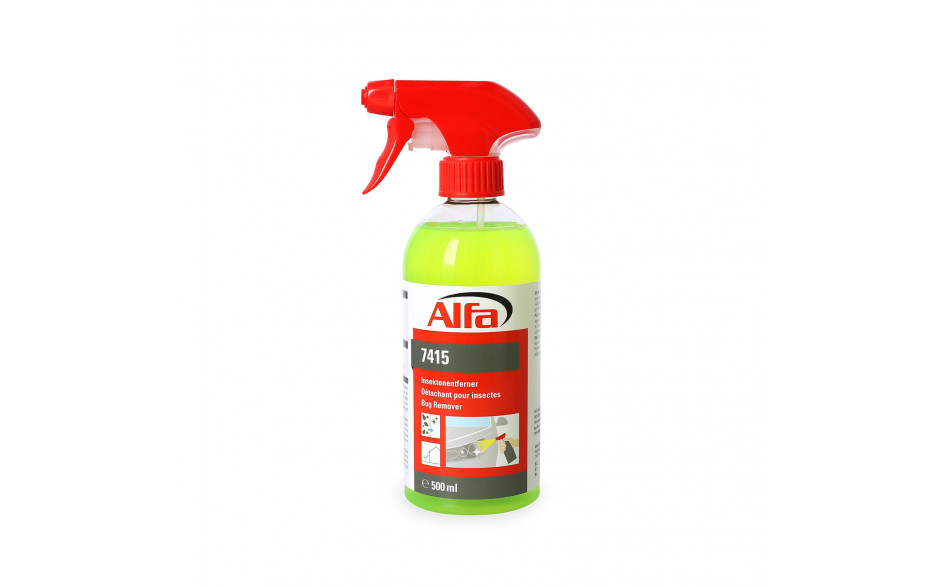 Alfa Insektenentferner 500 ml Insektenlöser Insektenspray Insektenstop Ungeziefer Autoreiniger Sprühflasche Schmutzlöser Schmutzentferner Reiniger