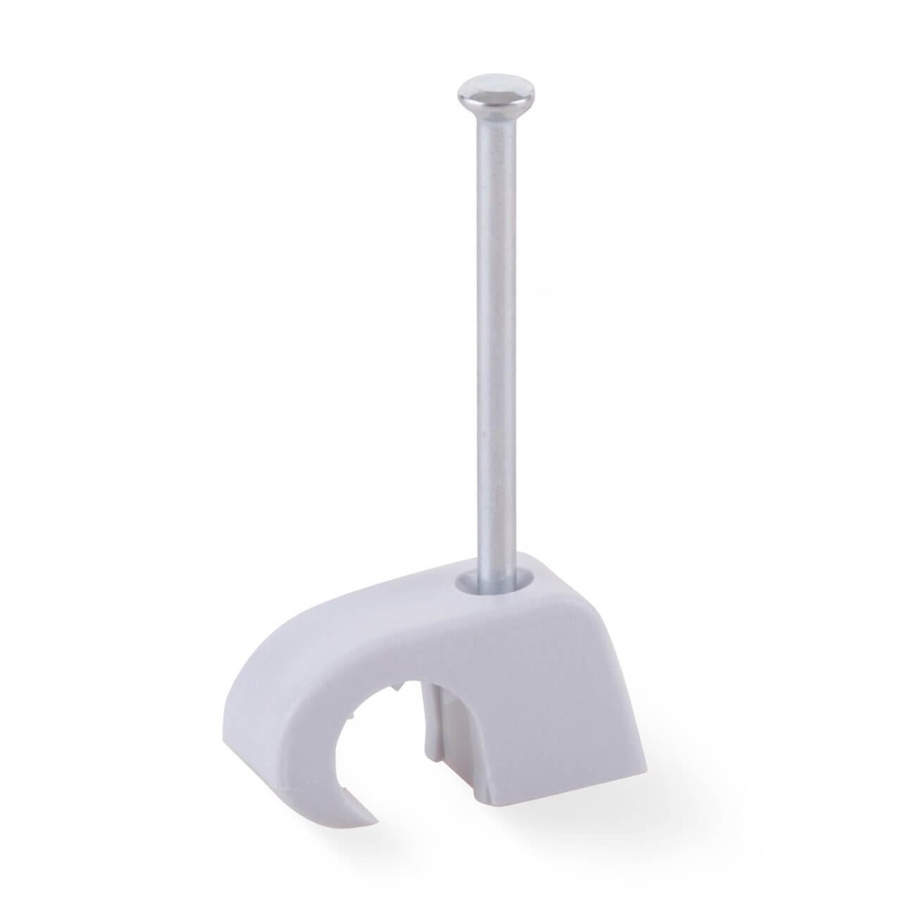 500x Alfa Mehrbereich Nagelschelle 10-14/45 - Kabelmontage Leitungen verlegen | verzinkter Stahlnagel | Kabelhalter | Krallenschelle