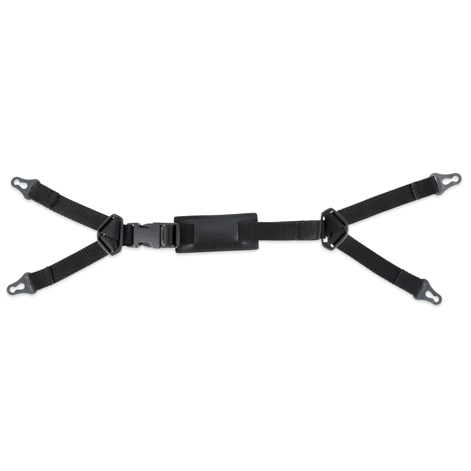 Alfa Gabelkinnriemen mit 4-Punkt-Aufhängung Kinnriemen Schutzhelm Baustellenhelm Helm Kopfschutz