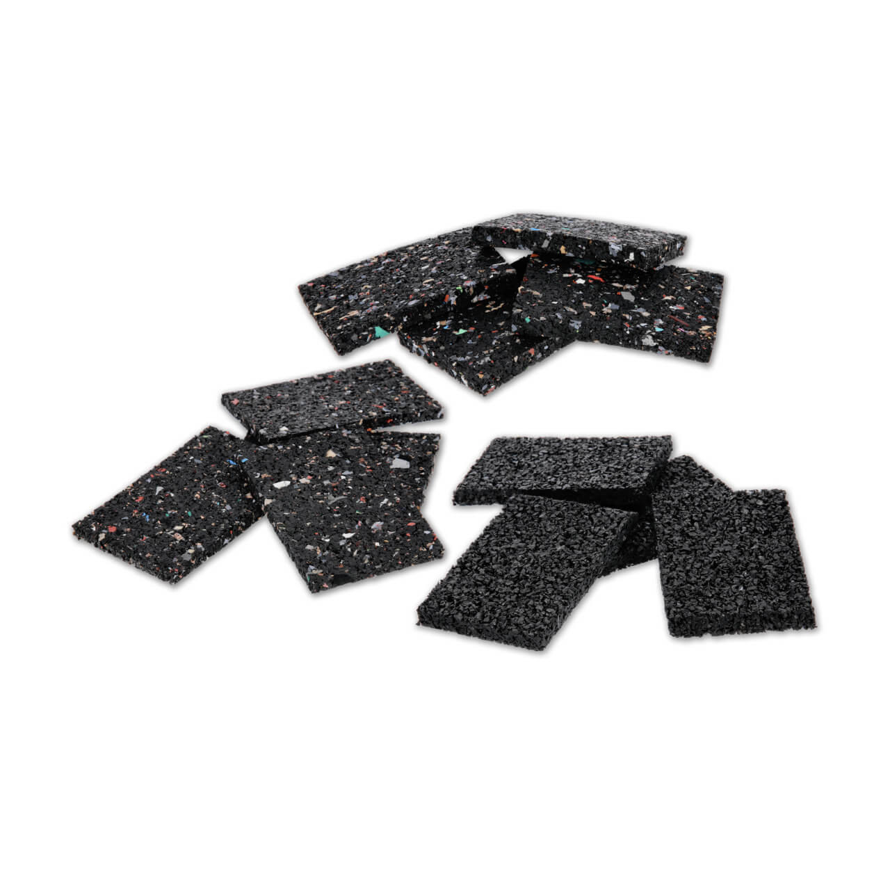 100x Alfa Terrassen-Pads 60x90x8 mm Terrassenpads Bautenschutzmatte Made in Germany Unterkonstruktion Stelzlager Gummipad Bodenschutz Unterlagepad