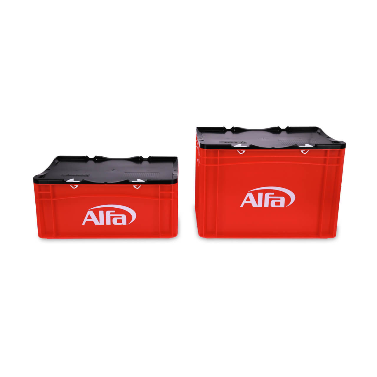 Alfa Eurobox 40 cm x 30 cm x 33,7 cm Aufbewahrungsbox Lagerbox Lagerkiste Stapelbox Sortierbox Lagerbox Sortierkiste Spielkiste Spielbox Lagerkasten
