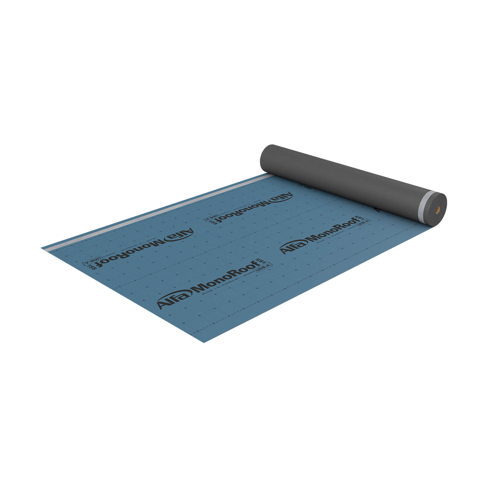 1x Alfa MonoRoof 155 (Unterspannbahn) | selbstklebend | 1,5 m x 50 m | Robuste, atmungsaktive Dachbahn | Made in Germany | Geeignet unter
