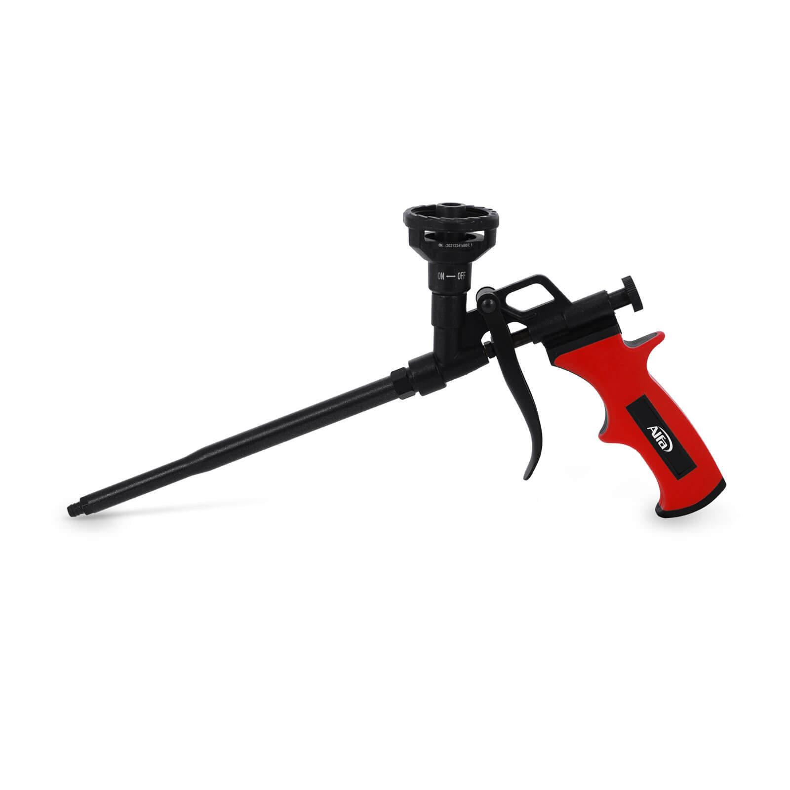 3x Alfa Reinigungsfreie Schaumpistole | Metallpistole für PU-Schäume Bauschaum PU-Schaum Präzisionspistole Montageschaum