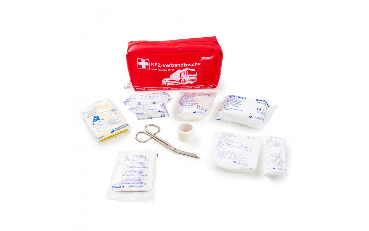 KFZ-Verbandtasche Erste-Hilfe Set für den PKW - Handliche und praktische Reißverschluss-Verbandtasche