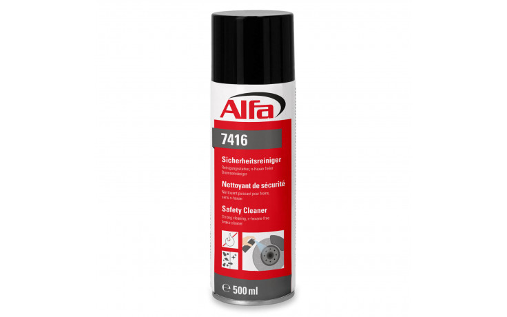 Alfa Sicherheitsreiniger Bremsenreiniger für Wartungs, Reparatur- und Montagearbeiten