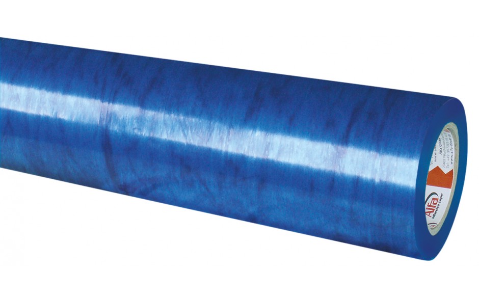 Oberflächen Schutzfolie 250mm x 100m Blau Transparent Grün selbsthaftende  Folie