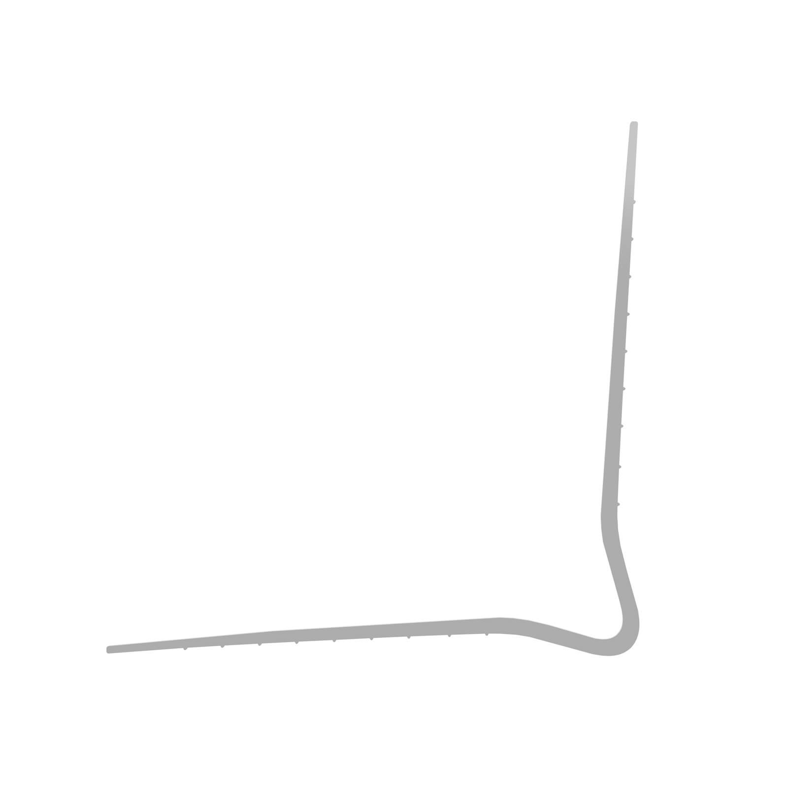Spachtelprofil / Kantenprofil Hart-PVC 25 x 25 mm x 2,5 m