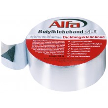 Butylband ALU (alukaschiert) 50mm x 10m - Stark klebendes Butyl-Dichtungsband