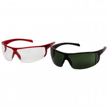 Schutzbrille Univet mit rot lackierter Fassung - Moderne Schutzbrille mit rot lackierter Fassung