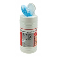 Clewo Wipes Duo+ Reinigungstücher - Feuchtreinigungstücher mit sanfter und rauer Seite