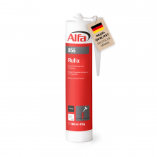  Rufix (faserarmierte Bitumenmasse) Schwarzer Dachdichtstoff, witterungsbeständiger Bitumenkleber zum Abdichten und Verkleben