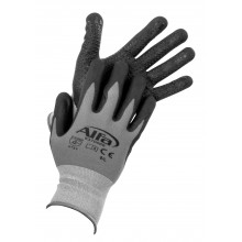 Montagehandschuhe Premium-Grip Größe 10 - Atmungsaktiver Feinstrick-Handschuh mit Noppen