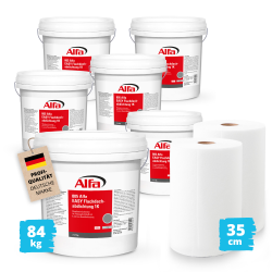 Alfa EASY Flachdachabdichtung 1K - Set4 für 21 m²- Gr. M