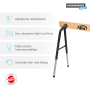 1001 Arbeitsbock 2 Stück aus robustem Stahl Informationen