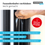 Anwendungsschritte UV-Black Fassadenband