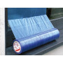 Alfa Schutzfolie blau - Blaue, selbstklebende Schutzfolie für glatte Oberflächen