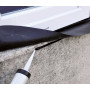 Schwarzer, elastischer EPDM-Folienkleber zum Verkleben von EPDM-Folie und anderen Dichtfolien
