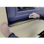 Schwarzer, elastischer EPDM-Folienkleber zum Verkleben von EPDM-Folie und anderen Dichtfolien