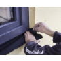 Einfache Dichtfolie aus EPDM-Kautschuk mit einseitigem Acrylat-Streifen
