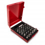 Metallkassette - Hochwertige, 31-tlg. Profi Bit Box inkl. Bit-Halter