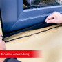 Schwarzer, elastischer EPDM-Folienkleber zum Verkleben von EPDM-Folie und anderen Dichtfolien