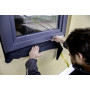 Einfache Dichtfolie aus EPDM-Kautschuk mit einseitigem Acrylat-Streifen