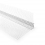534 Alfa Gewebewinkel (WDVS-Gewebe) Hart-PVC-Eck-Leiste mit beidseitigen WDVS-Gewebe