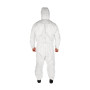 PREMIUM Chemieschutzoverall mit Reißverschluss und Kapuze aus Tyvek-Material
