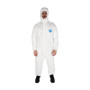 PREMIUM Chemieschutzoverall mit Reißverschluss und Kapuze aus Tyvek-Material