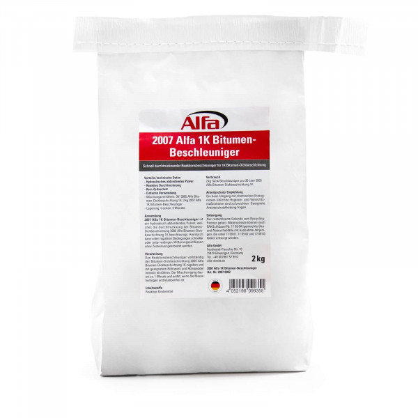 Alfa 1K Bitumen-Beschleuniger