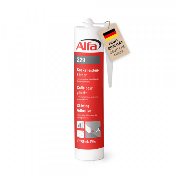 Alfa Sockelleistenkleber 429 g 