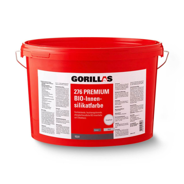 Gorillas PREMIUM BIO-Innensilikatfarbe 12,5 Liter