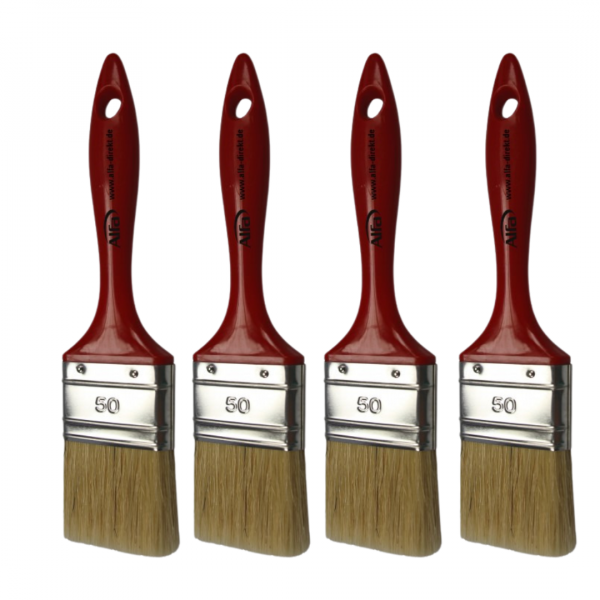 Flachpinsel-Set 4-teilig