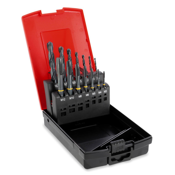 Alfa HSS-Gewindebohrer Form B Kassette
