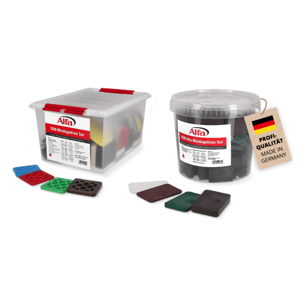 Alfa Montageklotz Set