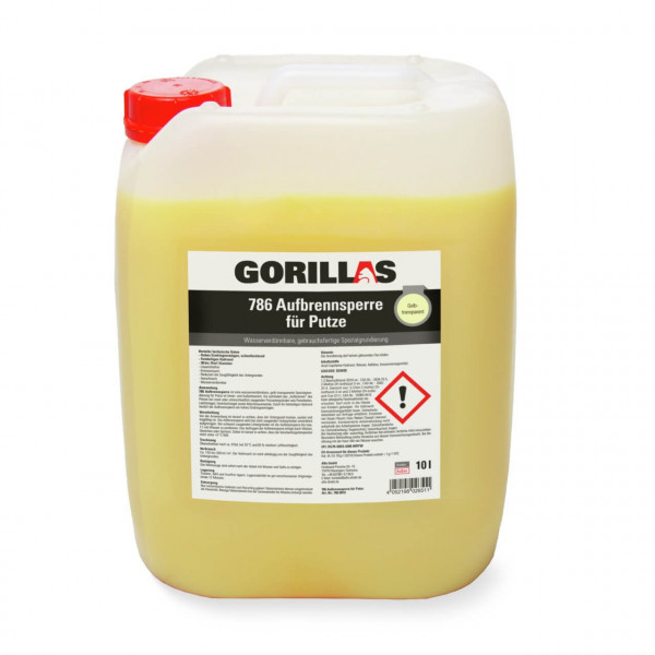 Gorillas Aufbrennsperre für Putze