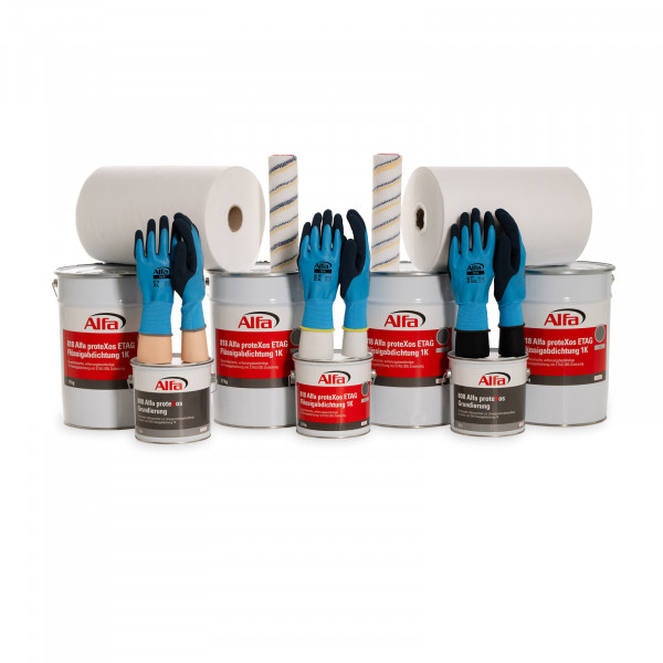Alfa proteXos Flachdach-Set 20 m² + Zubehör