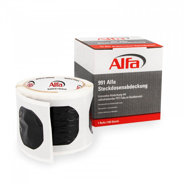 Alfa Steckdosenabdeckung selbstklebend