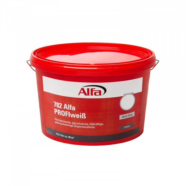 Alfa PROFIweiss Dispersionsfarbe (innen) 12,5 Liter