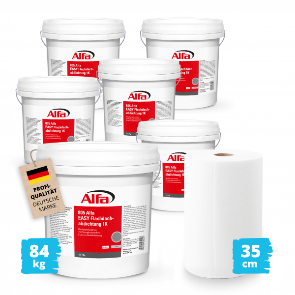 Alfa EASY Flachdachabdichtung 1K - Set4 - Gr. M