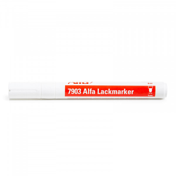 Alfa Lackmarker weiß