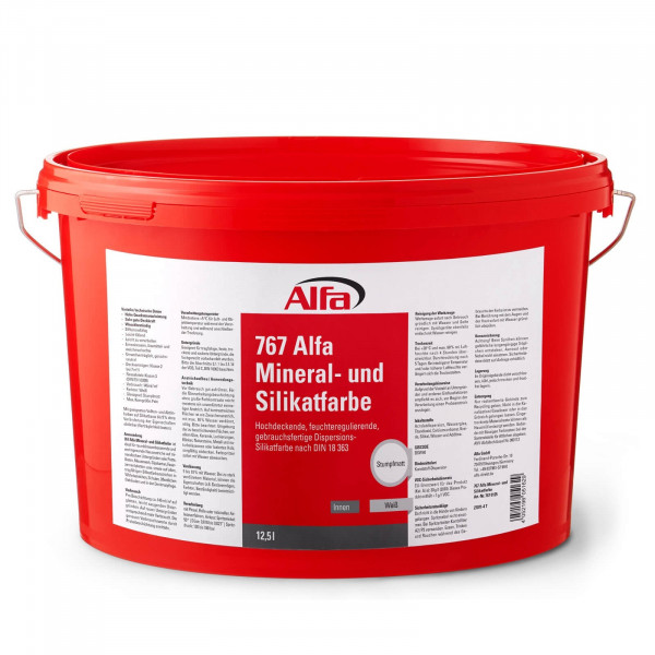 Alfa Mineral- und Silikatfarbe 12,5 Liter