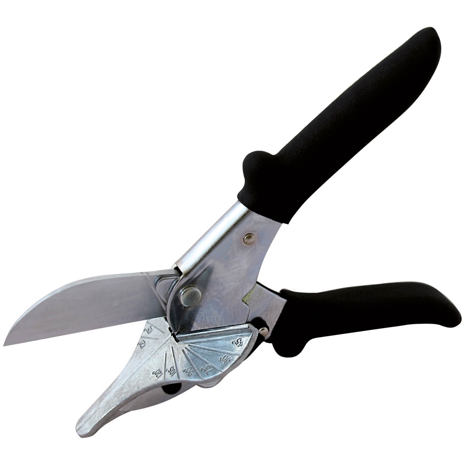 2x Premium Gehrungsschere | Profilschere mit Winkelmarkierung von Alfa | Hochwertige Gehrungsschere